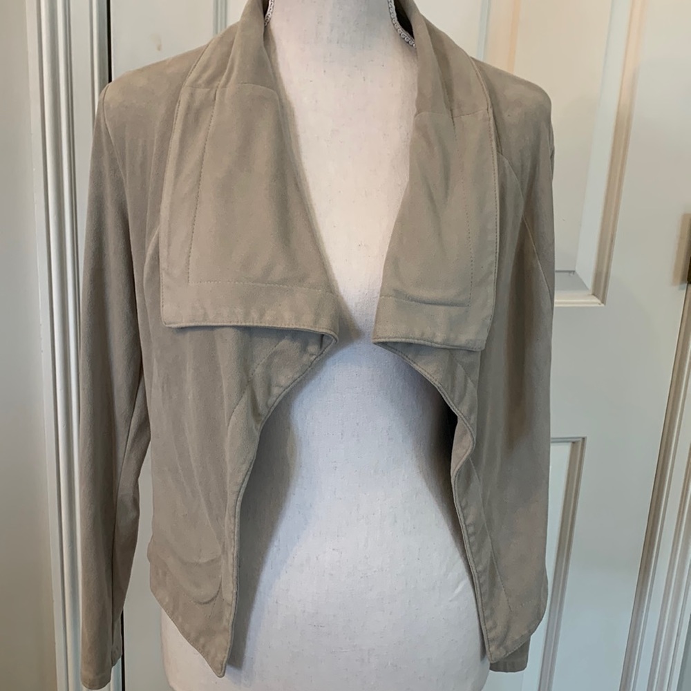 Romeo & Juliet faux shade jacket, Size S Taupe